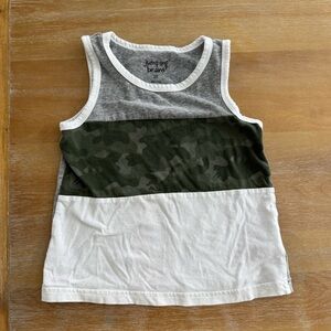 Toddler Boy - Size 3T - Block-stripe Tank Top